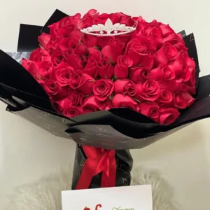 Bouquet en rosas rojas