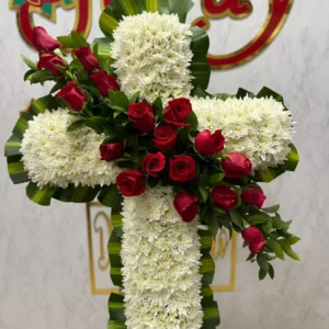 Corona funebre en fuyi