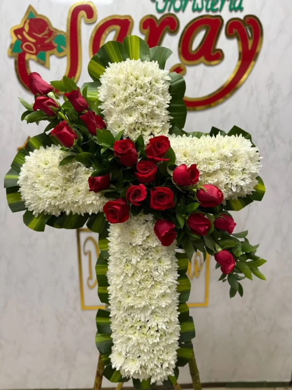 Corona funebre en fuyi