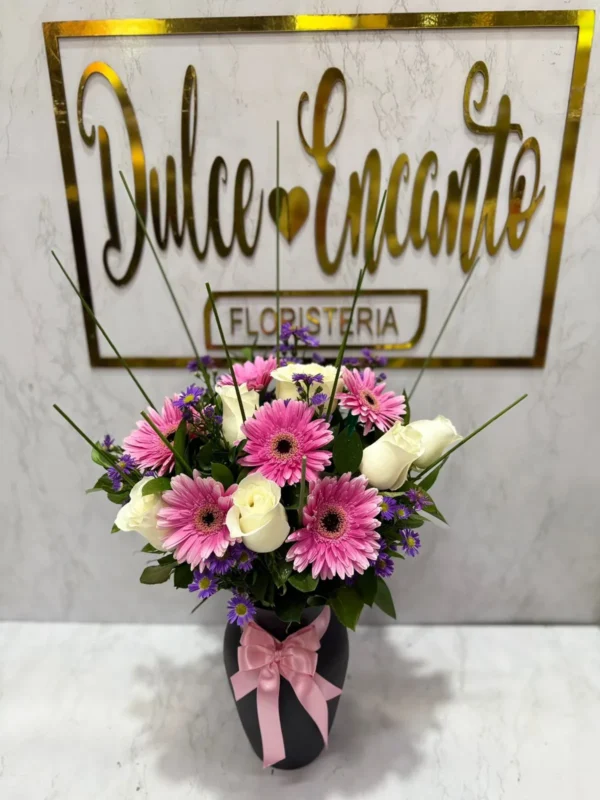 Arreglo floral en gerveras