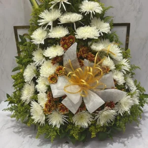 Arreglo funebre en fuyi