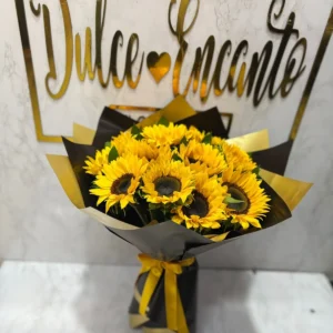 Bouquet en girasoles